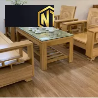 SOFA VĂN PHÒNG CHÂN GỖ - SF08